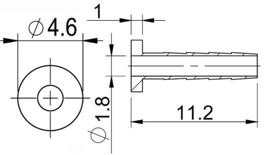 Штуцер ProX для Shimano 2.1мм