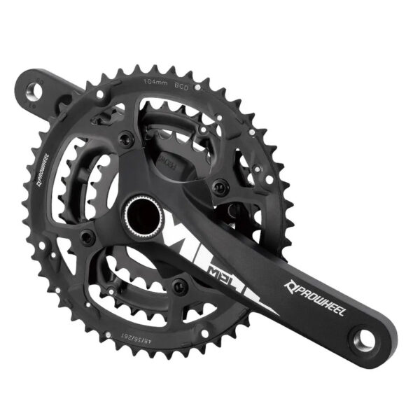 Комплект шатунов PROWHEEL MPL-751-TT (9S) 170mm, 48/36т black