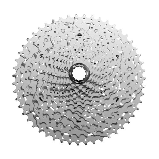 Касета інд. 12-k 11-51T SUN RACE MZ600 MTB сталевий павук, Metallic Silver