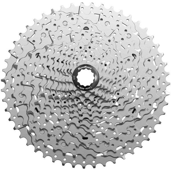 Касета інд. 12-k 11-51T SUN RACE MZ600 MTB сталевий павук, Metallic Silver