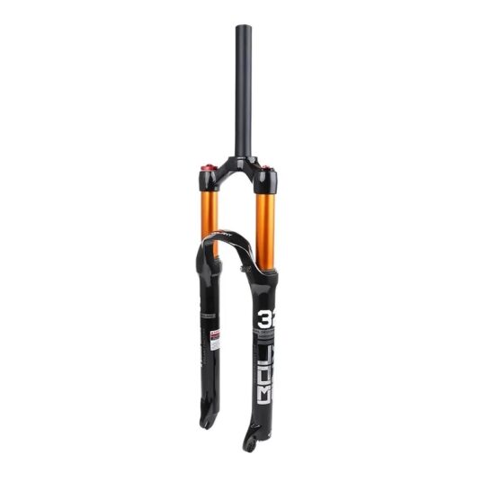 Вилка 29" Bolany Disc 1-1/8" з монеткою, повітряна, чорна