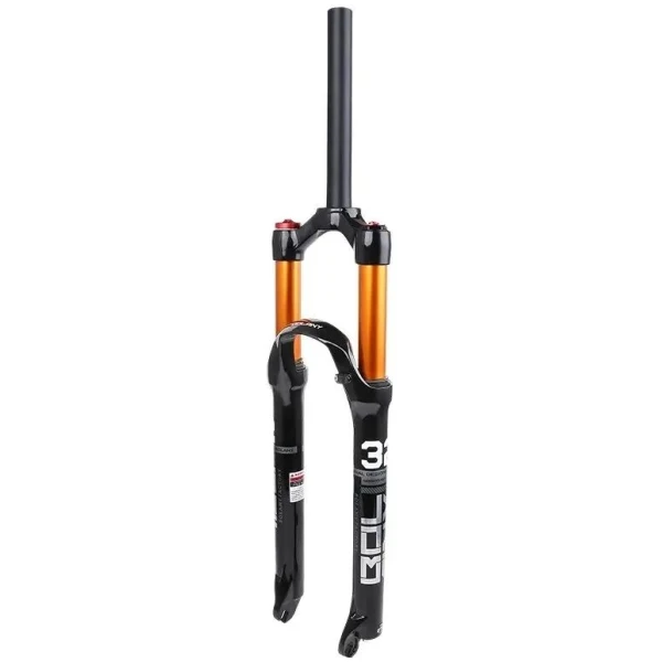 Вилка 29" Bolany Disc 1-1/8" з монеткою, повітряна, чорна