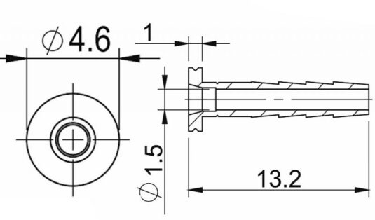 Штуцер ProX для Shimano 2.3мм