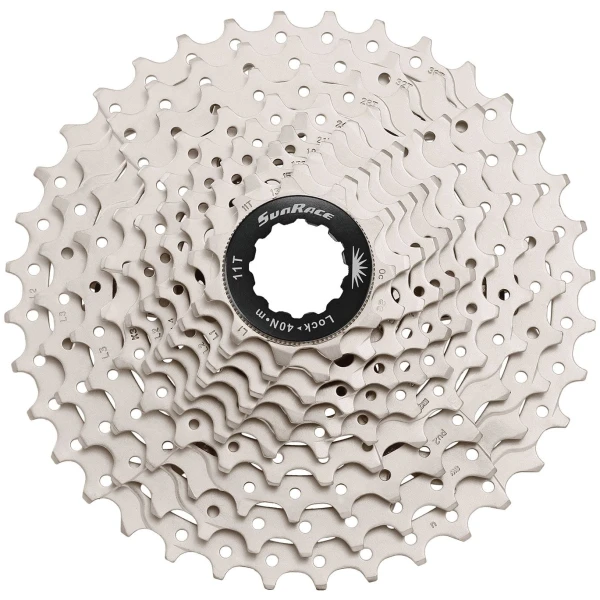 Касета інд. 9-k 11-36T SUN RACE M98 MTB, Nickel