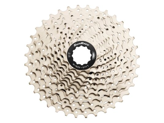 Касета інд. 10-k 11-36T SUN RACE MS1 MTB, сталевий павук, metallic silver