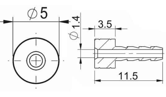 Штуцер ProX для Sram 2.1мм