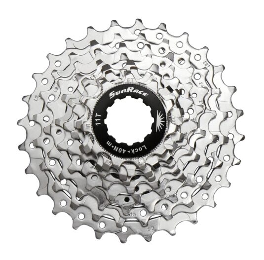 Кассета инд. 9-k 11-28T SUN RACE R91 шоссейная, Nickel