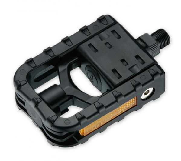 Педалі VP VP-F55 складна, 9/16" х20Т, вісь Steel, корпус чорний Nylon, 424гр (пар.)