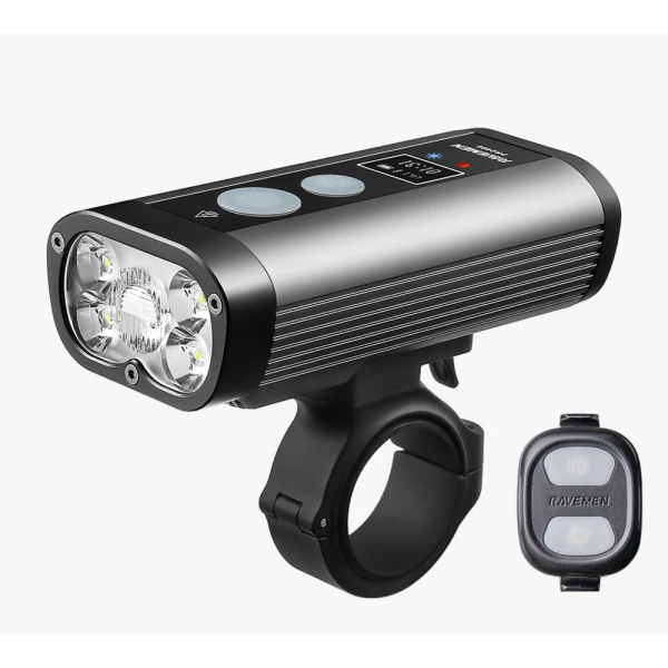 Свет передний Ravemen PR2400 USB 2400 Люмен (беспроводная кнопка в комплекте)