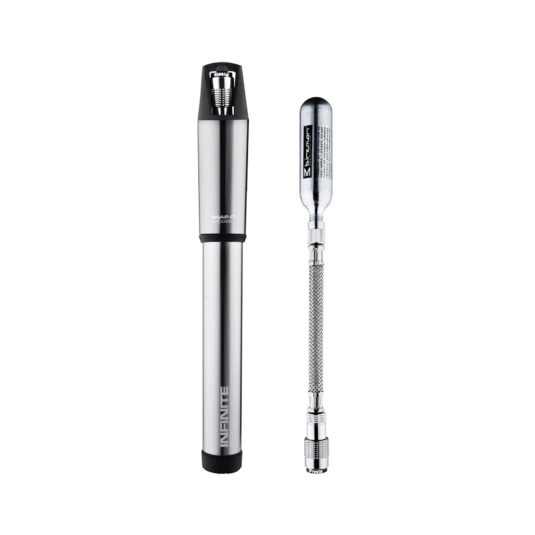 Насос Birzman Infinite-Apogee MTB with CO2 GREY