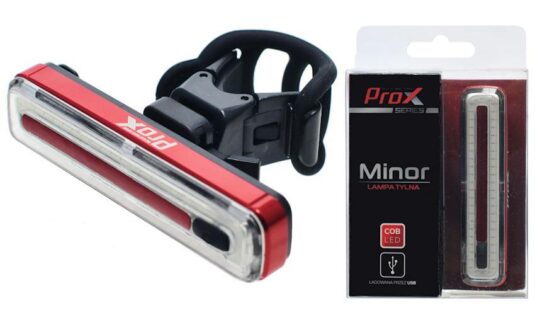 Фара задня Prox Minor 60Lm USB, червона (a-O-b-p-0227)