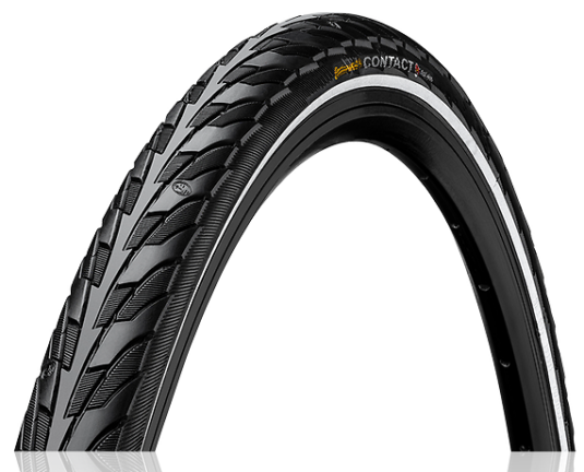Покришка Continental Contact, 28" | 700 X 47C | 28 X 1.75, чорна, не складна