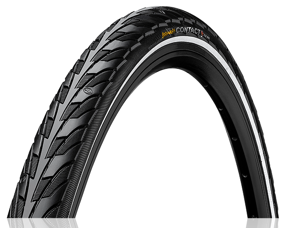 Покришка Continental Contact, 28" | 700 X 47C | 28 X 1.75, чорна, не складна