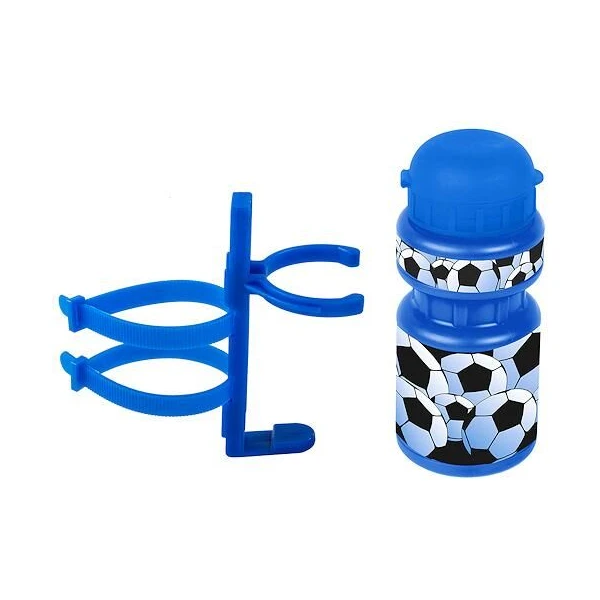 Фляга та фляготримач Pro 300 Soccer синій (A-PZ-0688)