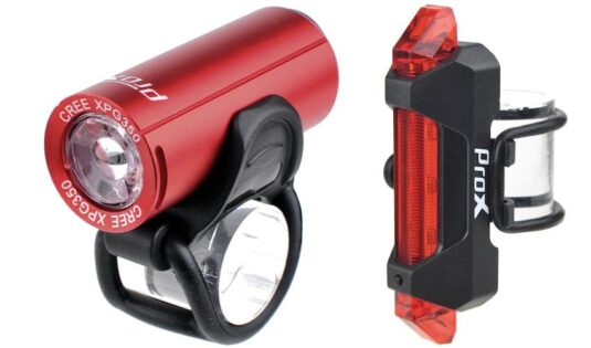 Комплект фар ProX Pictor Cree Set 350+10 Lm USB червоний (A-O-B-P-0347)
