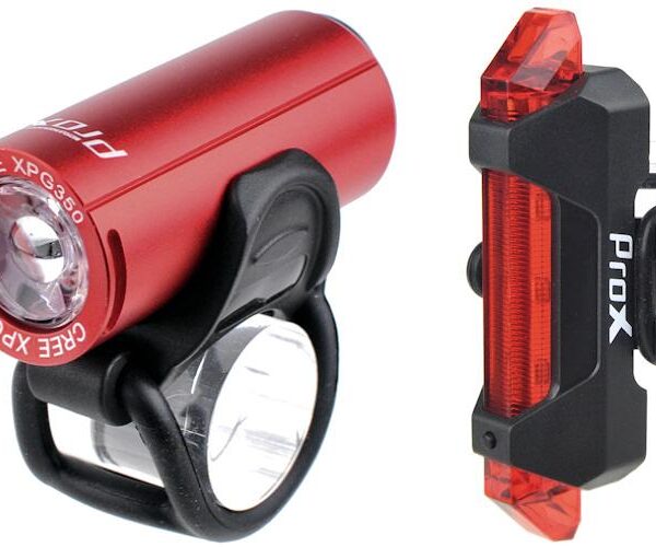 Комплект фар ProX Pictor Cree Set 350+10 Lm USB червоний (A-O-B-P-0347)