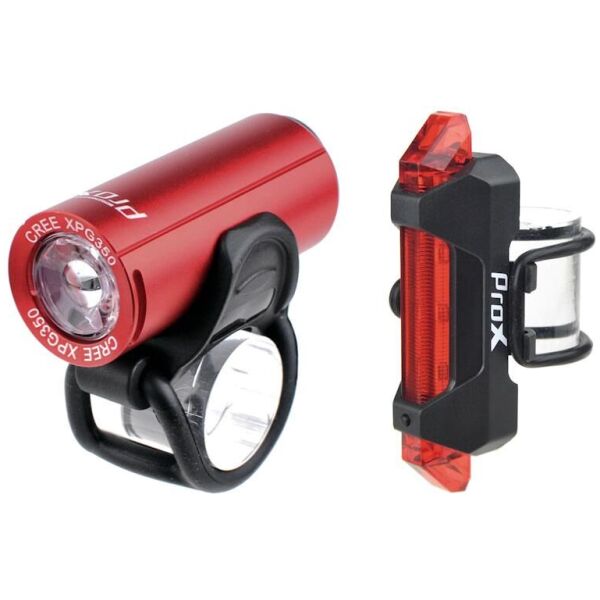 Комплект фар ProX Pictor Cree Set 350+10 Lm USB красный (A-O-B-P-0347)