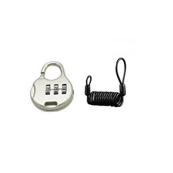 Замок Kands Mini кодовый 3,5х1200мм черный