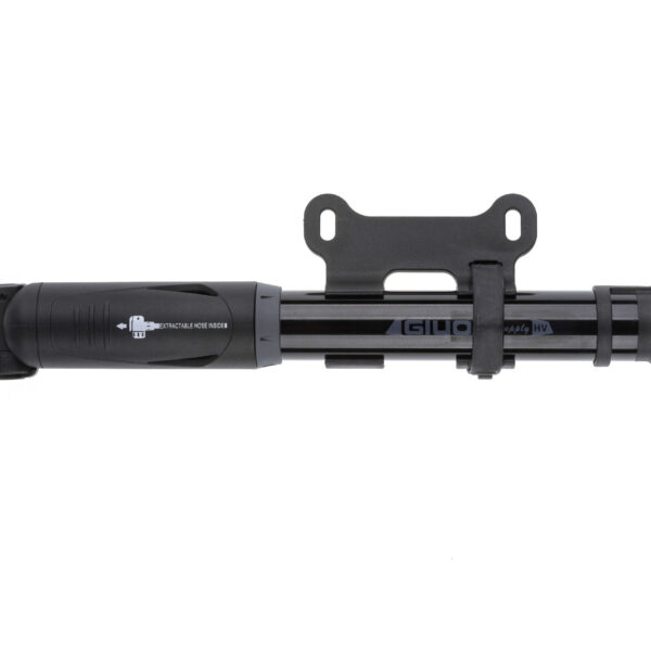 Насос компактный Giyo GP-862E алюминиевый с выдвижным шлангом. Давление: 80 PSI / 5,5 Bar