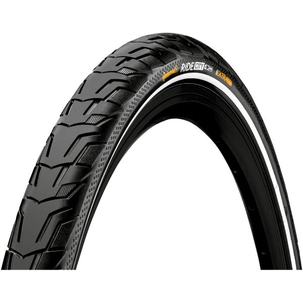 Покришка Continental Ride City 28 x 1.60 | 700 x 42C чорно-біла світловідбиваюча нескладна