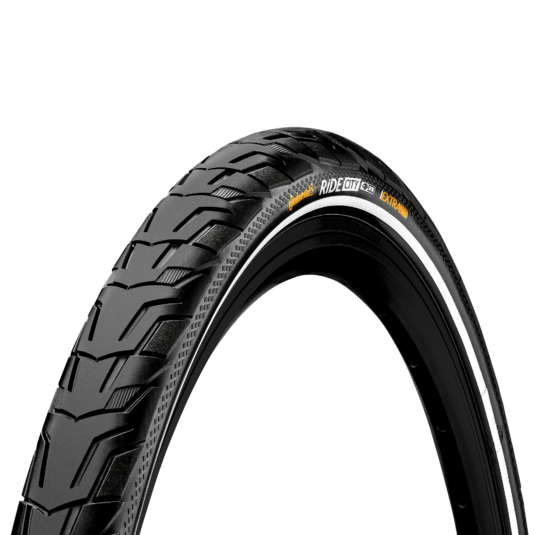 Покришка Continental Ride City 28 x 1.60 | 700 x 42C чорно-біла світловідбиваюча нескладна