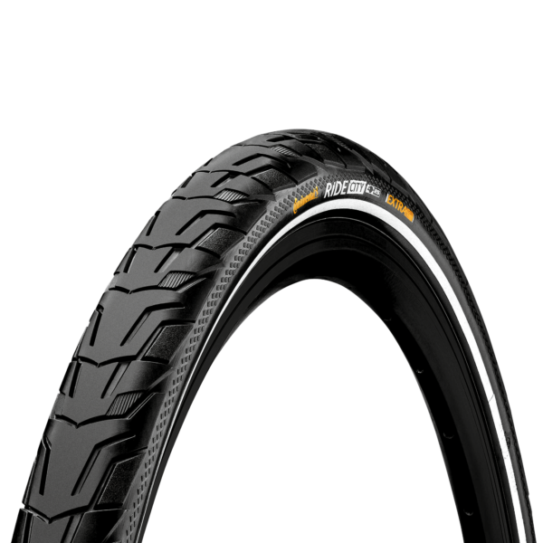 Покришка Continental Ride City 28 x 1.60 | 700 x 42C чорно-біла світловідбиваюча нескладна