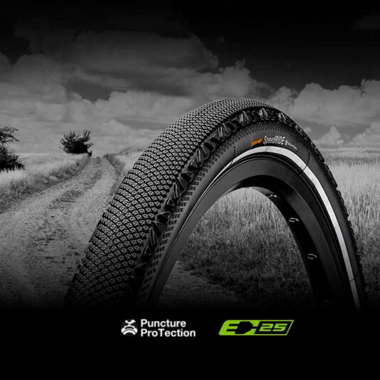 Покришка Continental Speed Ride,28" | 700 x 42C (40C) | 28 x 1.60, чорна, не доладна, світловідбивна, skin