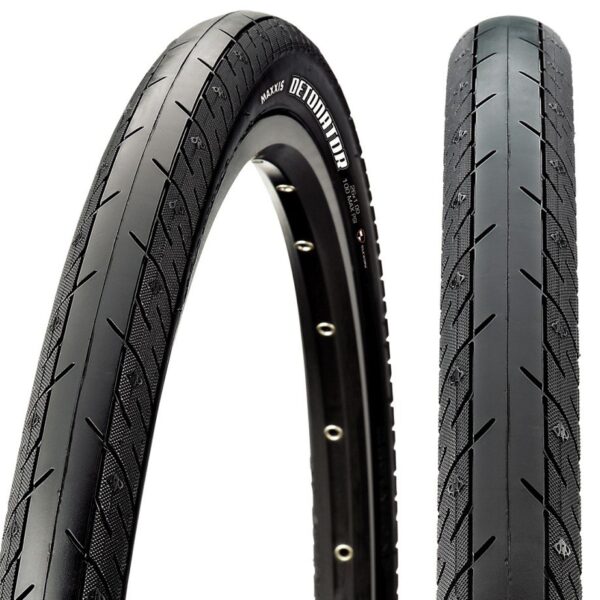 Покрышка 700x32C Maxxis Detonator, (32-622) 60TPI, Wire, черная