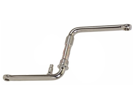 Корба для BMX, сталь, срібляста (C-UN-MK-0015)
