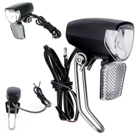 Передня фара X-Light JY-7093 під динамо, датчик руху (JY-7093)