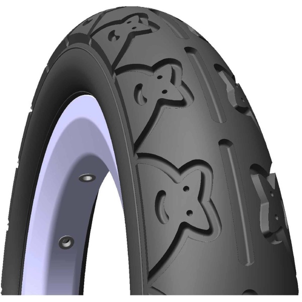 Покришка Rubena Teddy 12 1/2x1,75x21/4 (47-203), чорна