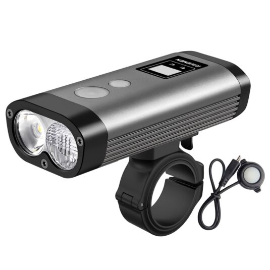 Світло переднє Ravemen PR1400 USB 1400 лм (провідна кнопка в комплекті)