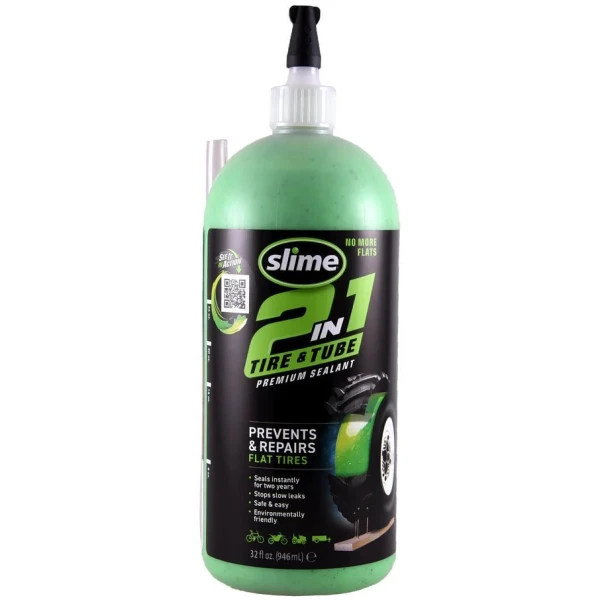 Безкамерний/камерний герметик Slime 2 IN 1 Sealant 946 мл