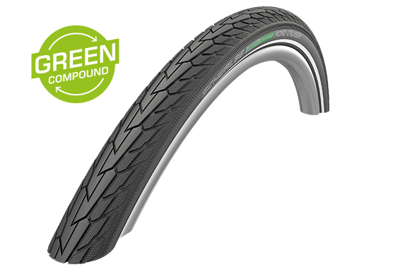 Покрышка Schwalbe Road Cruiser 20x1.75(47-406) Active. GREEN. K-Guard TwinSkin B/B