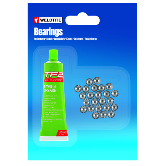 Ремкомплект для втулок Weldtite 06175 шарики 1/4" х 24шт + смазка 40гр