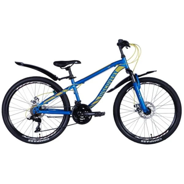 Велосипед 24″ Discovery FLINT AM DD с крылом 2024