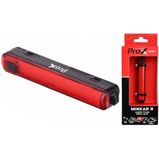 Фонарь задний ProX Minkar 24/Smd Led 30LM, 300mAh USB-C (A-O-B-P-0499)