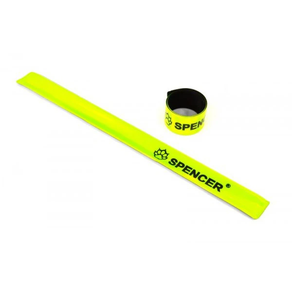 Светоотражающая лента Spencer 2шт на руку или ногу, желтый (OSO052)