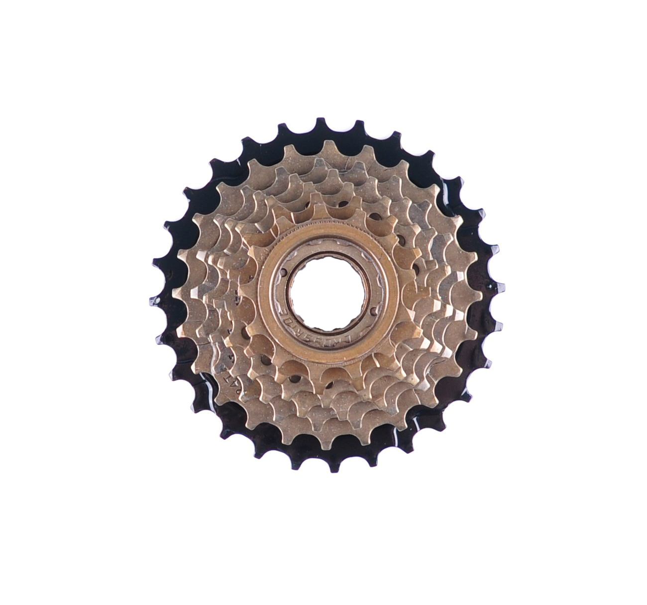 Трещотка Crossride CR-FW7I 13-28T, 7 скор, коричневий 1 Трещотка Crossride CR-FW7I 13-28T, 7 скор, коричневий