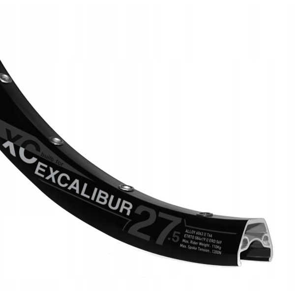 Обод Rodi Excalibur XC 27.5" X 19мм. 32 спиц