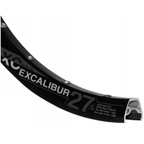 Обод Rodi Excalibur XC 27,5" × 19 мм. 32 спиці