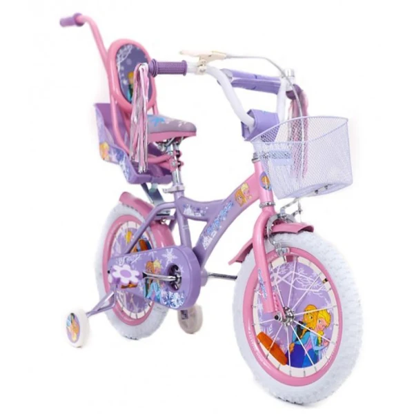 Велосипед Princess-1 Frozen 16 с ручкой 2024