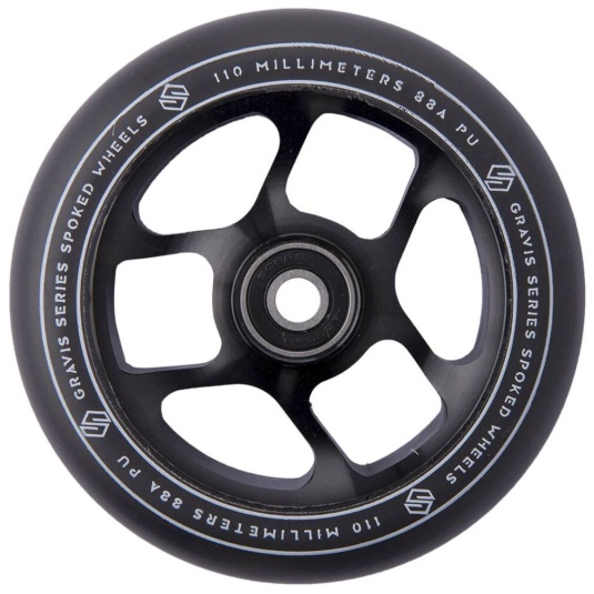 Колесо для трюкового самоката Striker Gravis Spoked Pro 110мм Black