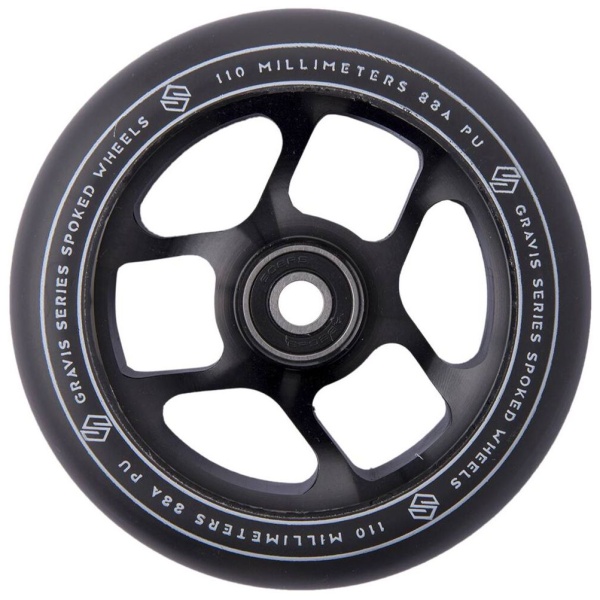 Колесо для трюкового самоката Striker Gravis Spoked Pro 110мм Black