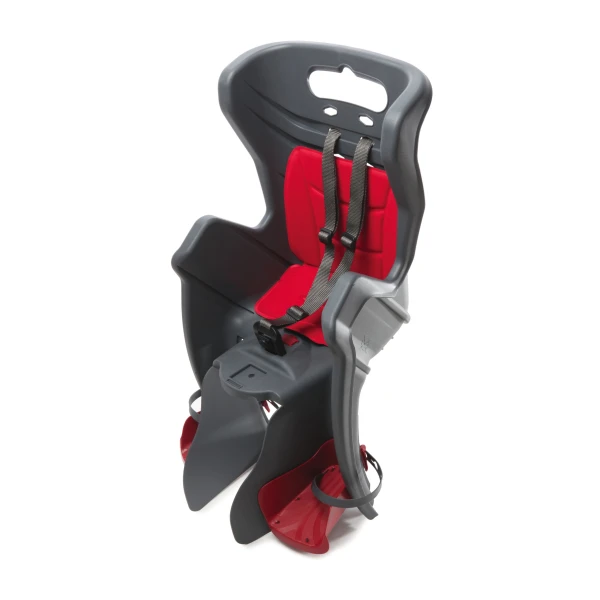 Велокресло детское Bellelli Little Duck на багажник, до 22кг серый (WYP81)