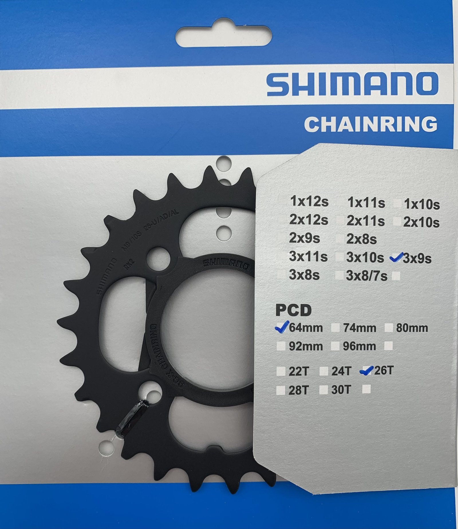 Звезда для шатунов Shimano FC-M431 26T (CMK051) 1 Звезда для шатунов Shimano FC-M431 26T (CMK051)