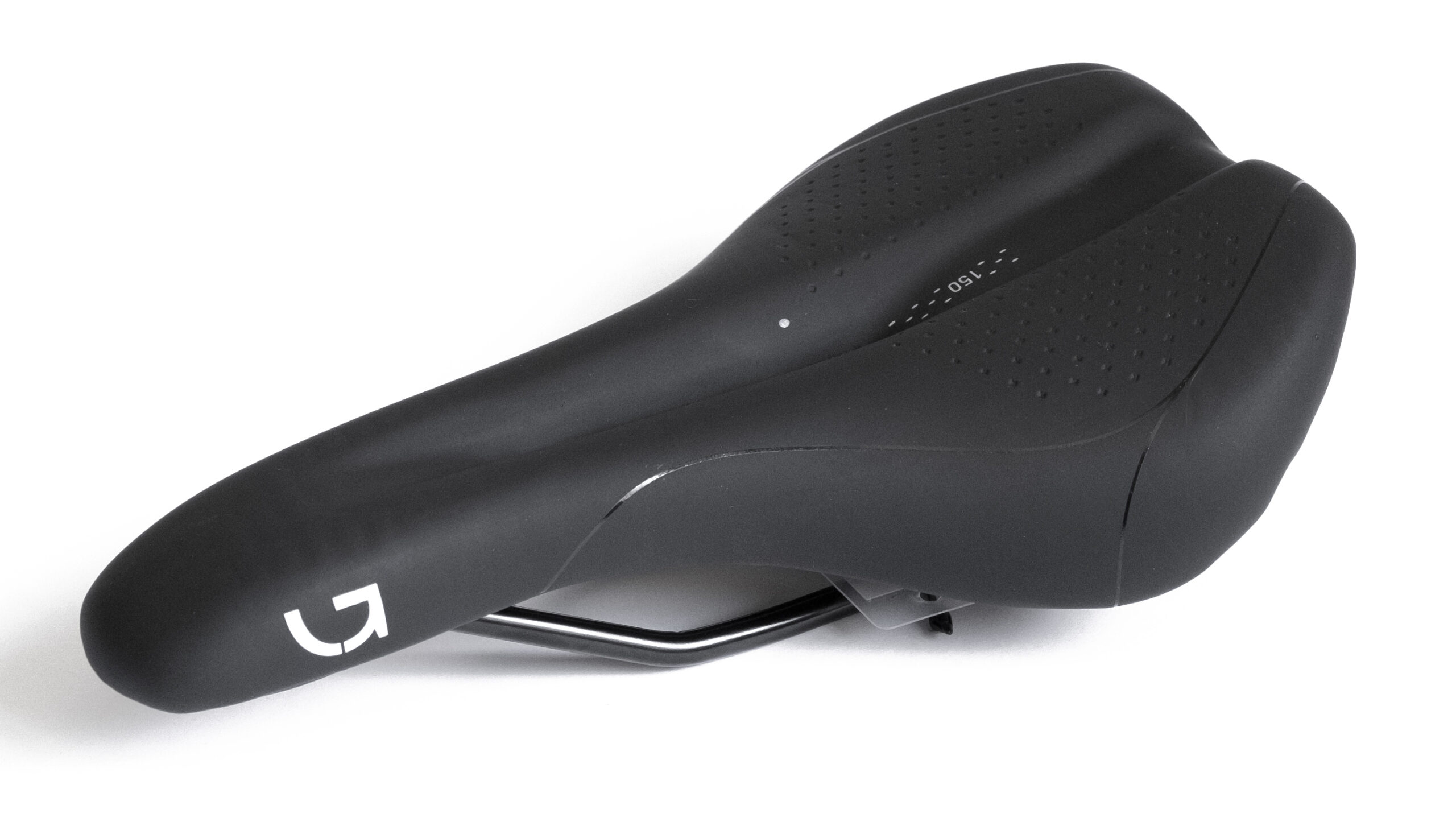 Седло Green Cycle Active Air 150, стальные рейлы, черное 1 Седло Green Cycle Active Air 150, стальные рейлы, черное