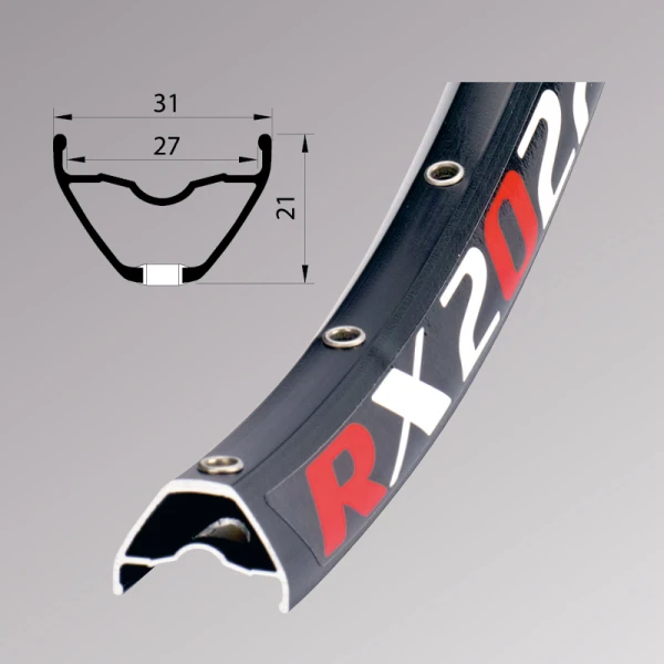 Обод Remerx RX 2027, 29'', 622x27, 32 отв., FV, пост., черн. анод., E-Bike