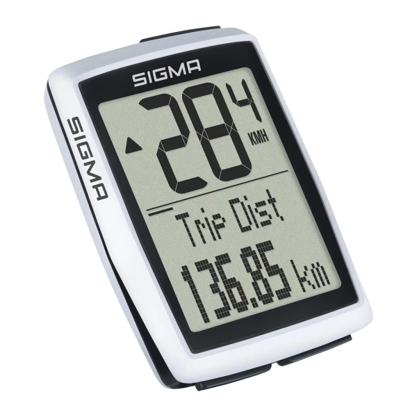 Велокомпьютер Sigma BC12.0 WR проводной, белый (LIS214) велокомпьютер Sigma BC12.0 WR (LIS214)