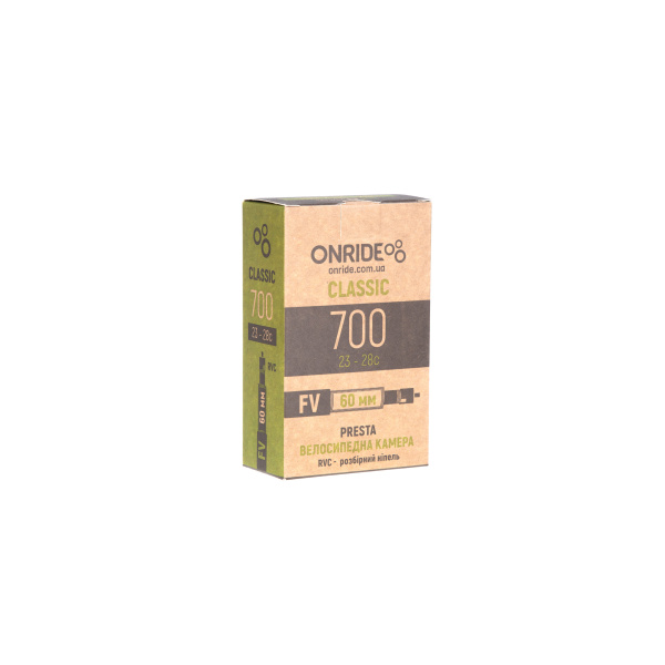 Камера ONRIDE Classic 700 x 23-28c FV 60 мм RVC
